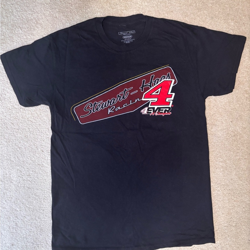Stewart-Haas Kevin Harvick 4 Racing T-shirt NASCAR Black Size Medium